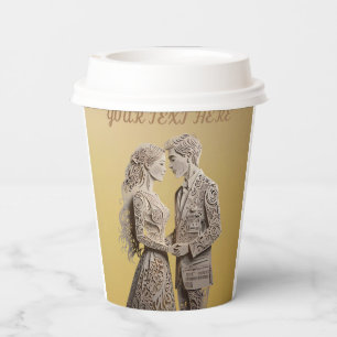 Vasos De Papel Regalos de boda de novias y novias