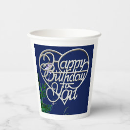 Vasos De Papel Regalos de cumpleaños personalizados