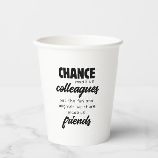 Vasos De Papel Regalos de despedida de compañeros de trabajo para