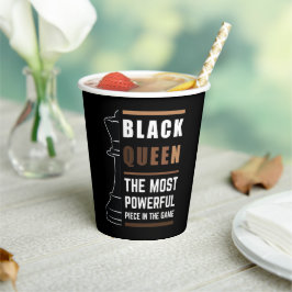 Vasos De Papel Reina Negra La Pieza Más Poderosa Del Juego 1