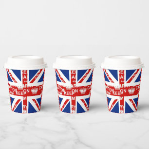 Vasos De Papel Reino Unido: Jack Keep Calm
