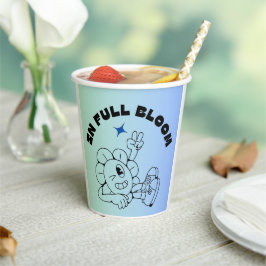 Vasos De Papel reloj de pared 2025