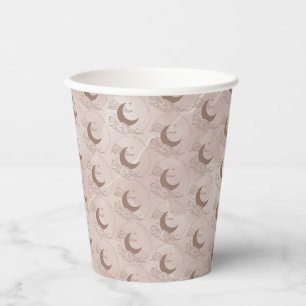 Vasos De Papel Resplandores lunares
