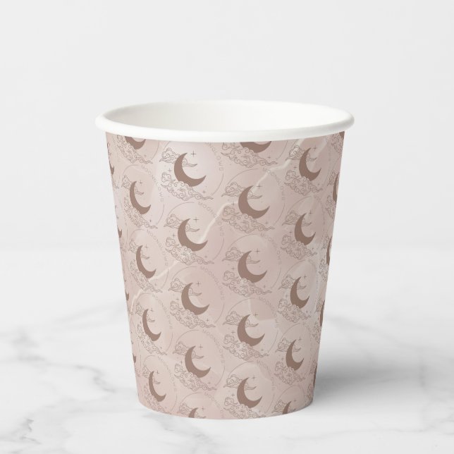 Vasos De Papel Resplandores lunares (Anverso)