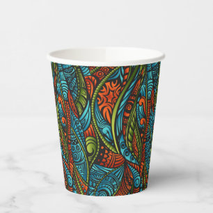 Vasos De Papel Resumen de fondo de escritorio étnico