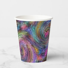 Vasos De Papel Resumen de Swirls
