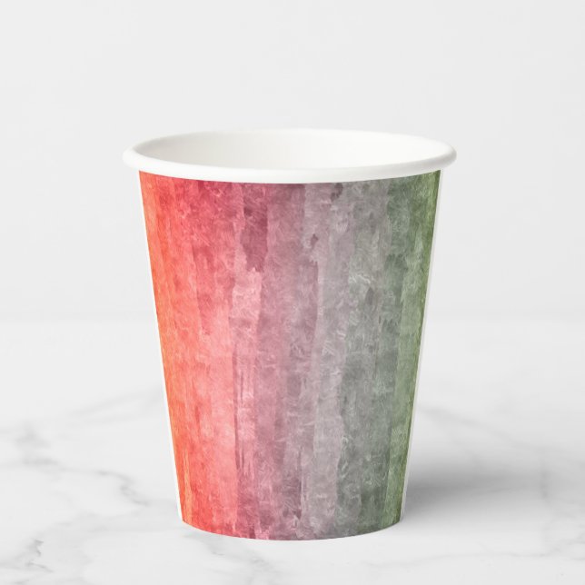 Vasos De Papel Resumen Diseño de Chalk (Anverso)