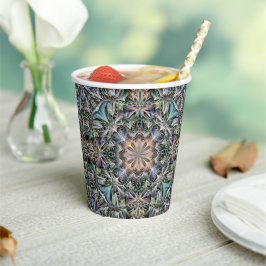 Vasos De Papel Resumen Multicolor Succulum Garden Rosette