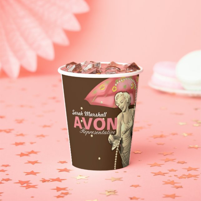 Vasos De Papel Retro Avon (in situ)