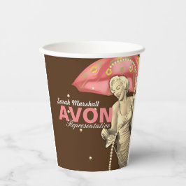 Vasos De Papel Retro Avon