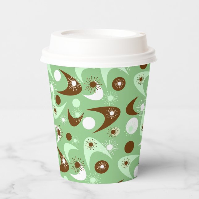 Vasos De Papel Retro Boomerangs (Anverso)