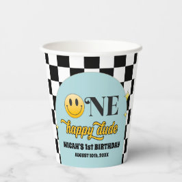 Vasos De Papel Retro One Happy Dude Birday Paper Cup