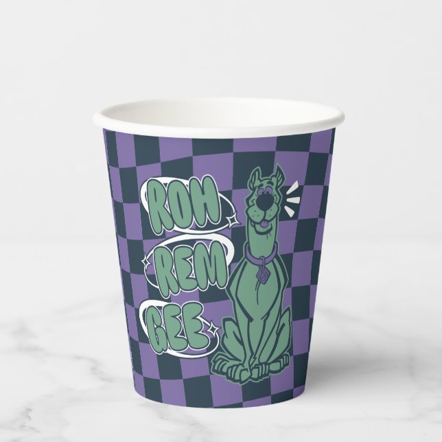 Vasos De Papel Retro Scooby "OMG" (Anverso)