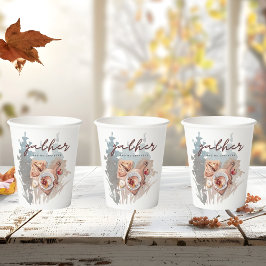 Vasos De Papel Reunión agradecida para dar gracias