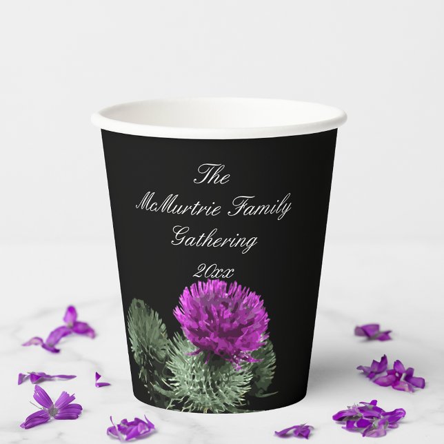 Vasos De Papel Reunión Escocesa de la familia Thistle (Subido por el creador)
