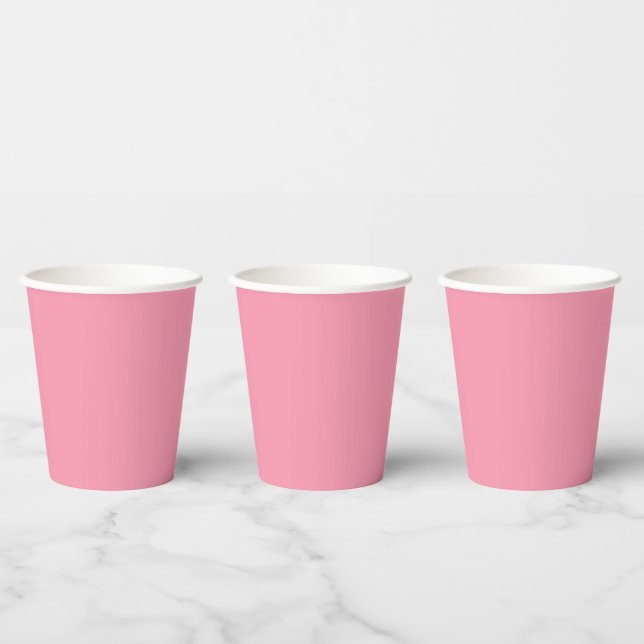 Vasos De Papel Revelación de género rosa (Multi)