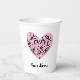 Vasos De Papel Rhythmic Gymnastics Travel Mug with Lid