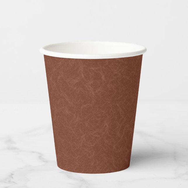 Vasos De Papel Rich brown textured background (Anverso)