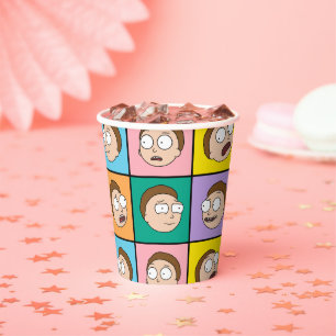 Vasos De Papel RICK AND MORTY™ Los estados de ánimo de Morty