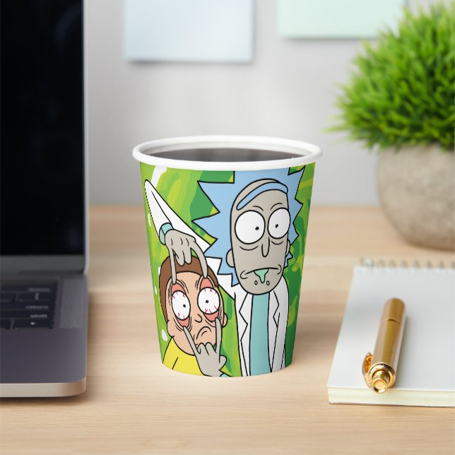 Vasos De Papel RICK AND MORTY™ | Míralo (in situ)