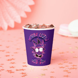 Vasos De Papel RICK AND MORTY™ Wubba Lubba Dub-Dub