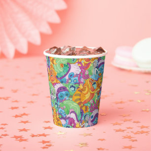 Vasos De Papel Rick Apocalypse Fiesta Alien Pattern