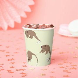 Vasos De Papel Ring Tail Possums