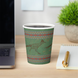 Vasos De Papel Roadrunner del Suroeste Sagebrush Green