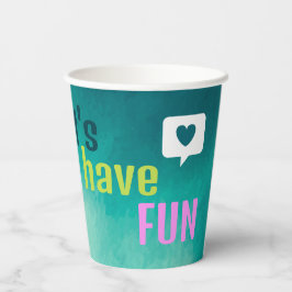Vasos De Papel Roarsome 2Girls Birthday party cup