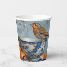 Vasos De Papel Robin - Taza de papel de 236 ml