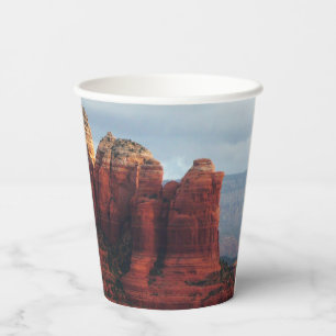 Vasos De Papel Roca de café nublado en Sedona Arizona