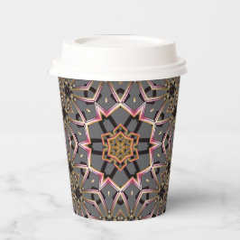Vasos De Papel Roceta Dorada