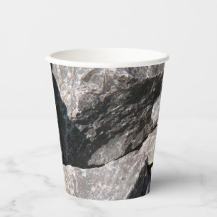 Vasos De Papel Rock de granito suelto
