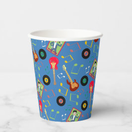 Vasos De Papel Rock Star Boys Band Birthday Party