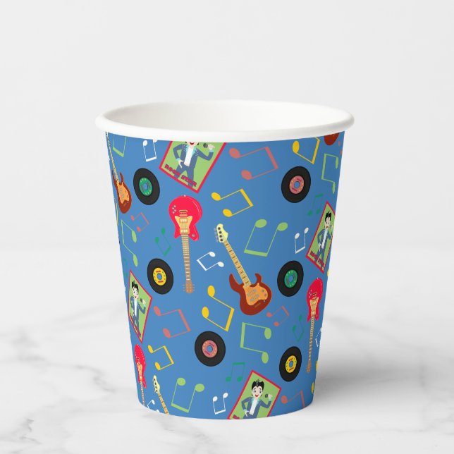 Vasos De Papel Rock Star Boys Band Birthday Party (Anverso)