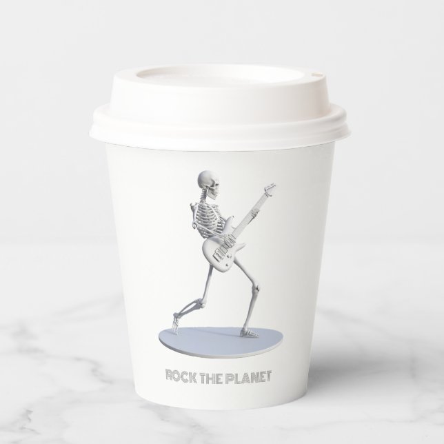 Vasos De Papel Rock the Planet (Anverso)