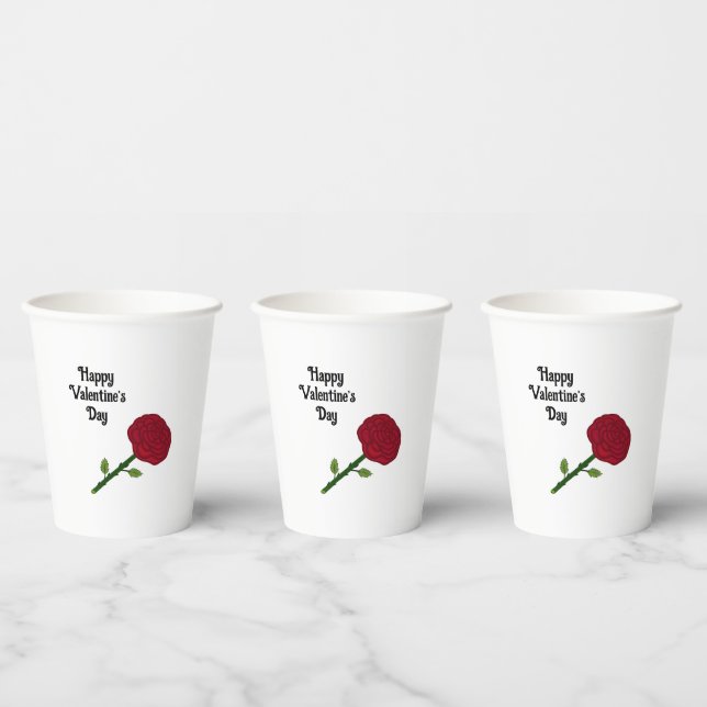 Vasos De Papel Rojo (Multi)