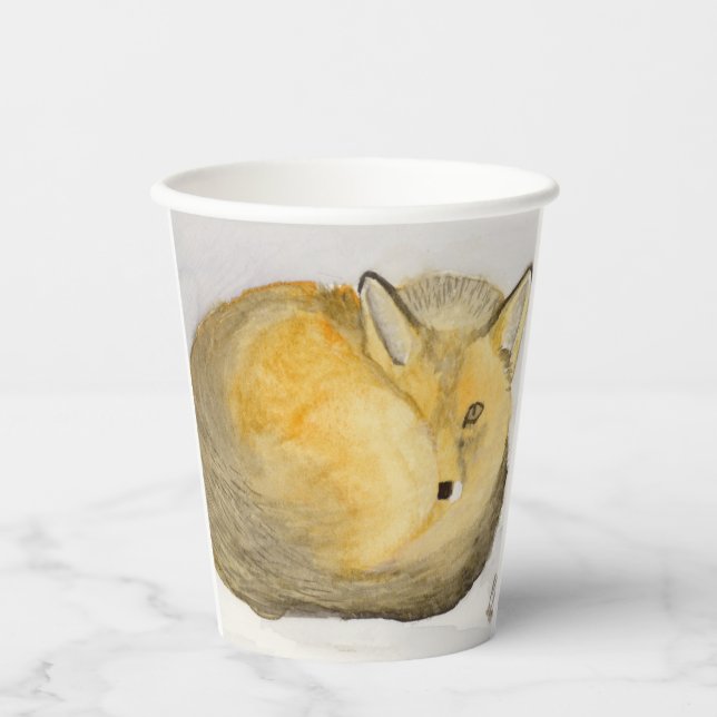 Vasos De Papel Rojo (Anverso)