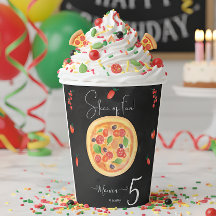 Ropa de diversión, cumpleaños de pizza