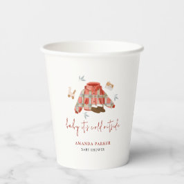 Vasos De Papel Ropa de Invierno Jugada Baby Shower