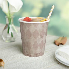 Vasos De Papel rosa