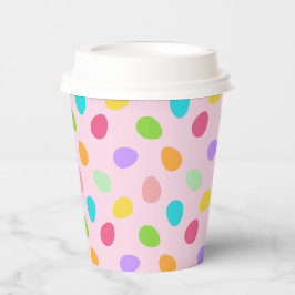 Vasos De Papel Rosa de huevos básicos