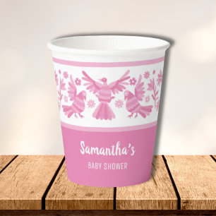 Vasos De Papel Rosa otomi es un chica gracias