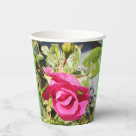 Vasos De Papel Rosa rosa#2/ Rosa rosa