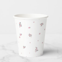 Vasos De Papel Rosas rosadas lindas