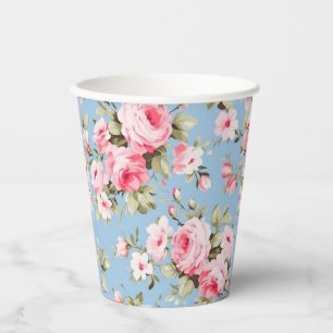Vasos De Papel Rosas rosas rosas rosas inglesas antiguas