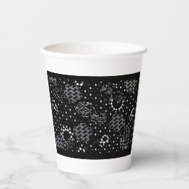 Vasos De Papel Rose Sketch and Starlight Silkscreen glassware