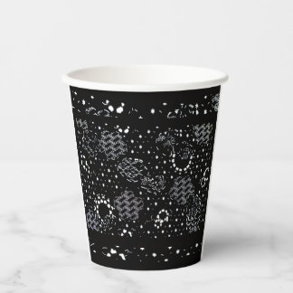 Vasos De Papel Rose Sketch and Starlight Silkscreen glassware