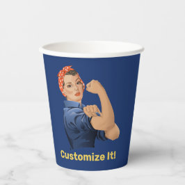 Vasos De Papel Rosie the Riveter