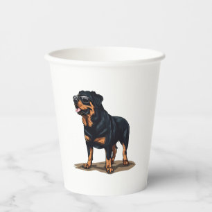 Vasos De Papel Rottweiler El Explorador